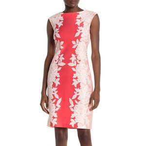 TASH + SOPHIE Cap Sleeve Embroidered Dress